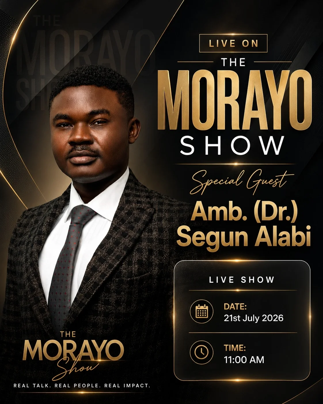 Live on The Morayo Show: Special Guest Appearance